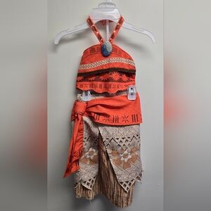 Girls' Orange Moana Costume